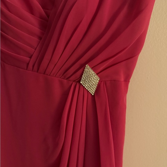 Elegant Azazie Pink Women's Dress - Picture 3 of 8